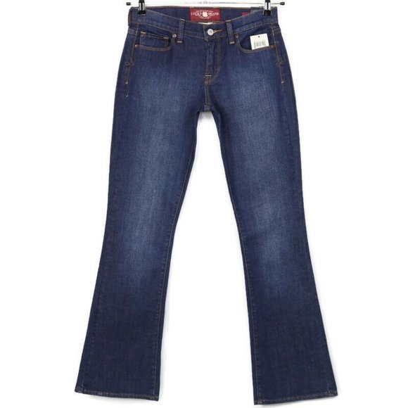 Lucky Brand Sofia Boot Jeans‎ Stretch Dark 2 26 Regular - Picture 2 of 9